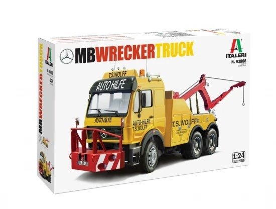 Italeri 93808 Mercedes-Benz Wrecker Truck 1/24