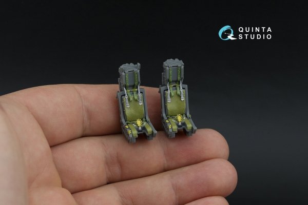Quinta Studio QD48593 F-14D Super Tomcat 3D-Printed &amp; coloured Interior on decal paper (GWH) 1/48
