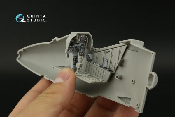 Quinta Studio QDS-32193 AV-8B Harrier II early 3D-Printed &amp; coloured Interior on decal paper (Trumpeter) (small) 1/32