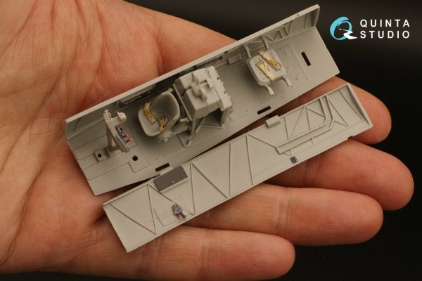 Quinta Studio QD48289 Ar 196A-3 3D-Printed &amp; coloured Interior on decal paper (Italeri) 1/48