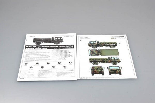 Trumpeter 01004 M1078 Light Medium Tactical Vehicle (LMTV) Standard Cargo Tru (1:35)