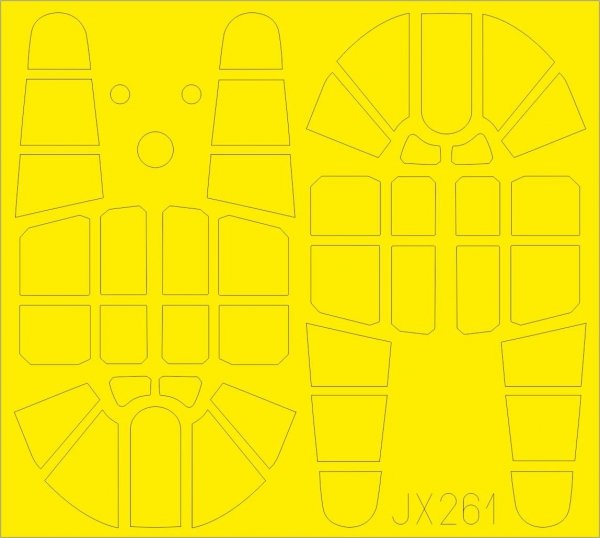 Eduard JX261 P-40E TFace 1/32 TRUMPETER