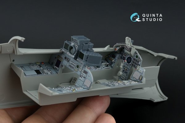Quinta Studio QD+32230 Tornado IDS Italian 3D-Printed &amp; coloured Interior on decal paper (Italeri) (with 3D-printed resin parts) 1/32