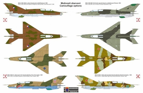 Kovozavody Prostejov KPM0132 MiG-21UM &quot;Mongol B&quot; 1/72