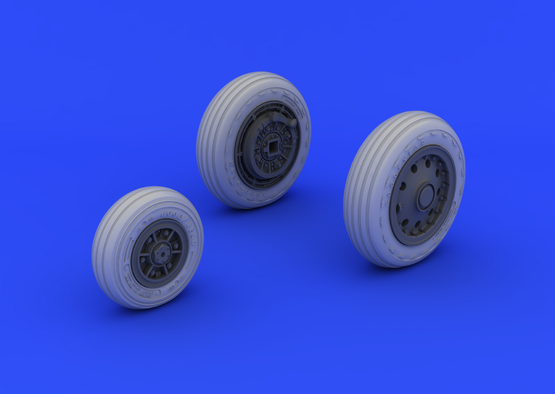 Eduard 632045 F-104 undercarriage wheels early 1/32 ITALERI