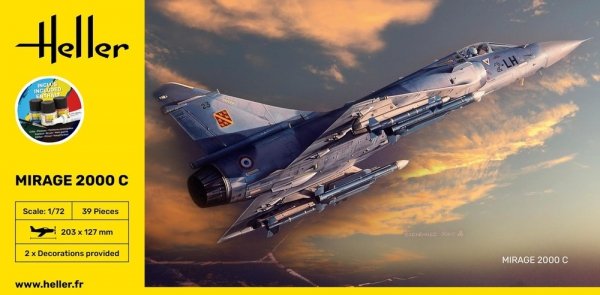 Heller 56303 STARTER KIT - MIRAGE 2000 C 1/72