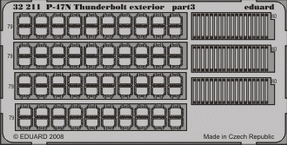 Eduard 32211 P-47N exterior 1/32 TRUMPETER