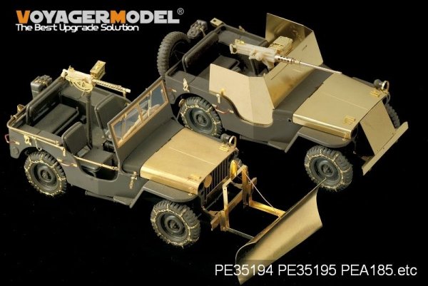 Voyager Model PE35195 WWII U.S. Jeep Willys MB w/Add Amour for TAMIYA 35219 1/35