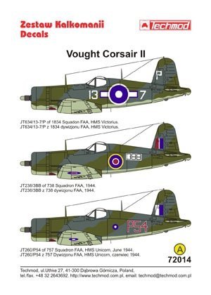 Techmod 72014 - Vought Corsair II (1:72)