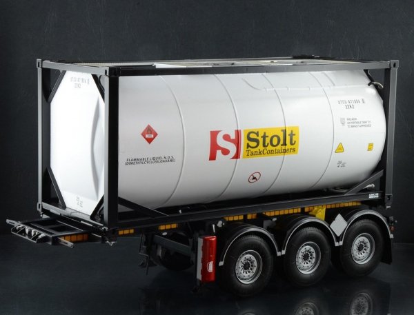 Italeri 3929 TECNOKAR TRAILER WITH 20 TANK (1:24)