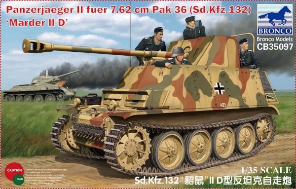 Bronco CB35097 Sd.Kfz.132 Marder IID (1:35)