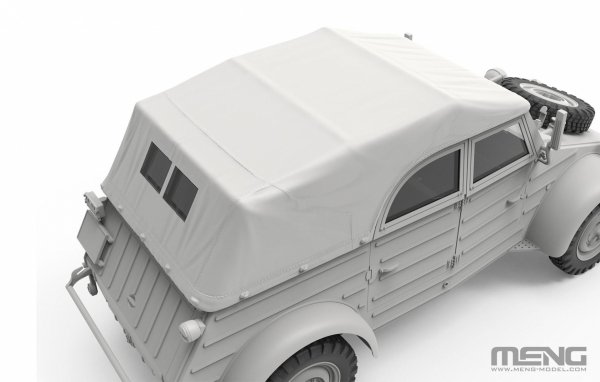 Meng Model VS-016 German Pkw.K1 Kubelwagen Type 82 (Eastern Front) 1/35