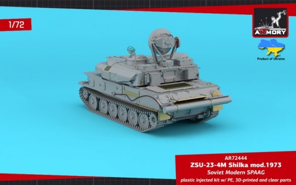 Armory Models 72444 ZSU-23-4M/M3/M2 "Shilka", Soviet SPAAG 1/72