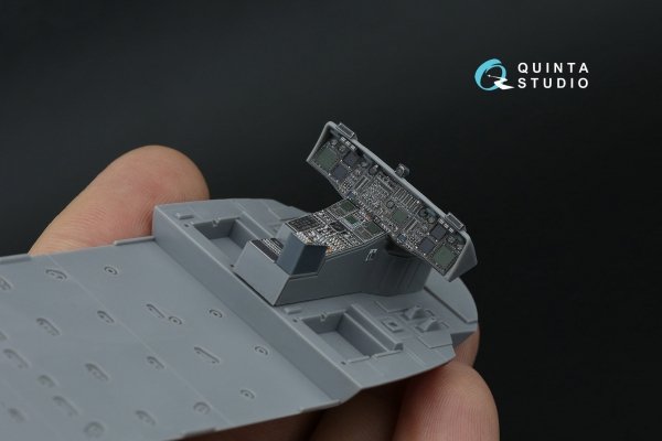 Quinta Studio QDS-48590 MH-60L Blackhawk 3D-Printed &amp; coloured Interior on decal paper (ICM) (Small version) 1/48