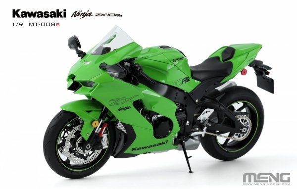 Meng Model MT-008s Kawasaki Ninja ZX-10RR  Pre-Coloured Edition 1/9
