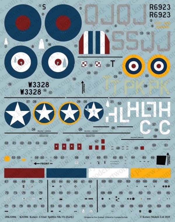 Kotare K32006 Spitfire Mk.Vb (Early) 1/32