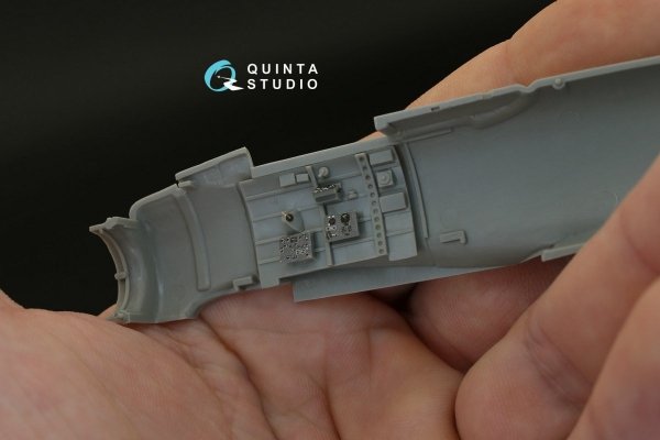 Quinta Studio QD48102 A6M2 3D-Printed &amp; coloured Interior on decal paper (for Hasegawa kit) 1/48