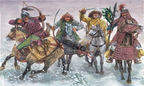 Italeri 6864 FIGURKI-MONGOLS 1/32