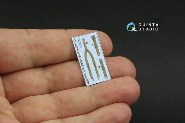 Quinta Studio QD48253 P-51D 3D-Printed &amp; coloured Interior on decal paper ( Tamiya ) 1/48