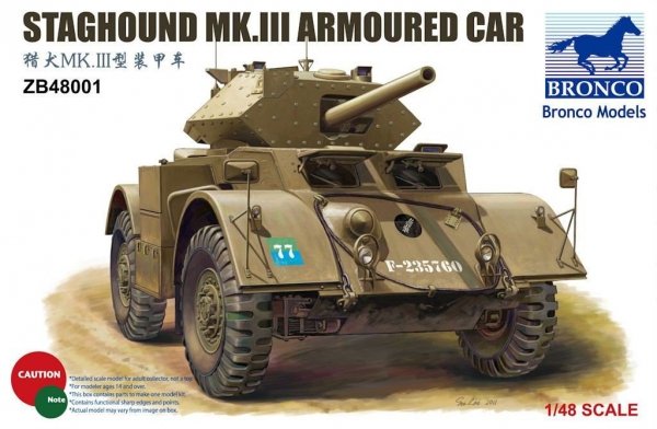 Bronco ZB48001 Staghound Mk.III (1:48)