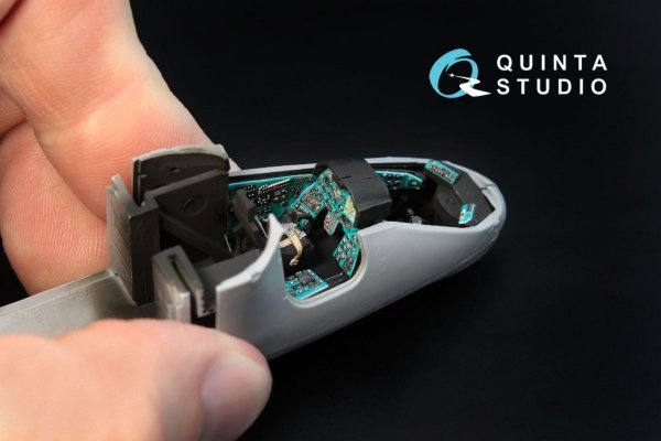 Quinta Studio QD72006 Mi-24V 3D-Printed &amp; coloured Interior on decal paper (for Zvezda kit) 1/72