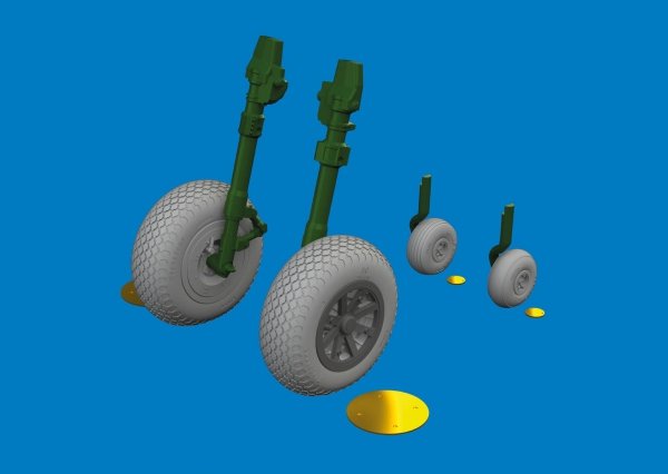 Eduard 6481058 P-40E wheels cross tread Eduard 1/48