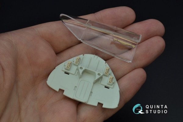 Quinta Studio QD32074 Me 262B1a/U-1 3D-Printed &amp; coloured Interior on decal paper (Revell) 1/32