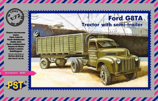 PST 72065 Ford G8TA Tractor with Semitrailer 1/72