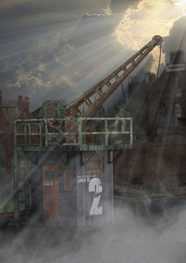 RT-Diorama 35309 4to. Railroad-Crane 1/35