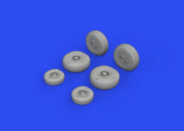 Eduard 672263 C-130 wheels ZVEZDA 1/72