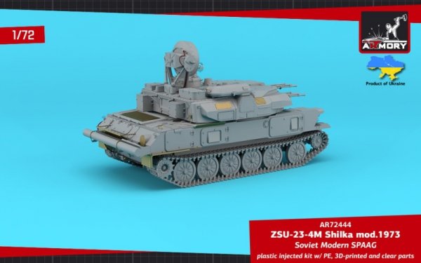 Armory Models 72444 ZSU-23-4M/M3/M2 "Shilka", Soviet SPAAG 1/72