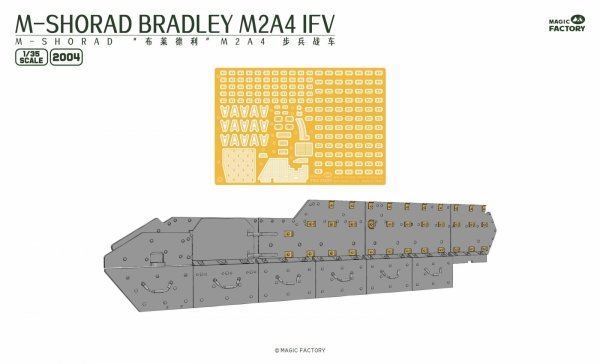 Magic Factory 2004 M-SHORAD Bradley M2A4 IFV 3-in-1 1/35