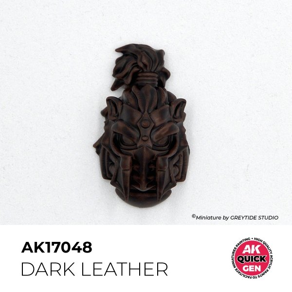 AK Interactive AK17048 DARK LEATHER – QUICK GEN COLOR 18ml
