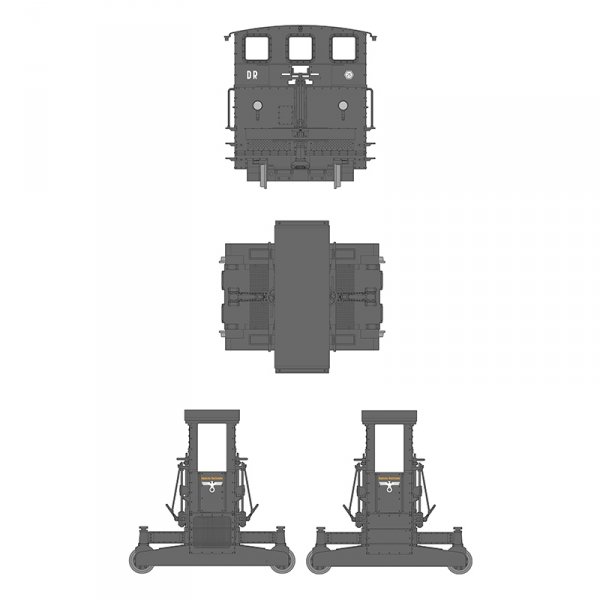 AK Interactive AK35008 BREUER IV RAIL SHUNTER – TREN DE MANIOBRAS 1/35