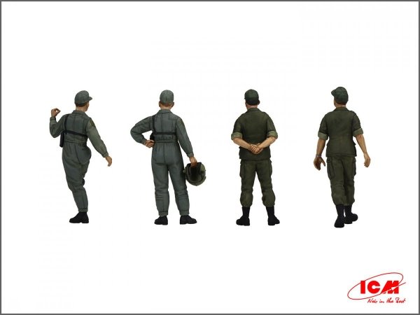 ICM 53101 US Helicopter Pilots (1960s-1970s) 1/35