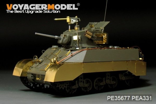 Voyager Model PEA331 WWII US M3A3 Stuart Fenders/Side skirts (FOR AFV CLUB KIT) 1/35