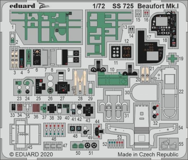 Eduard SS725 Beaufort Mk. I AIRFIX 1/72
