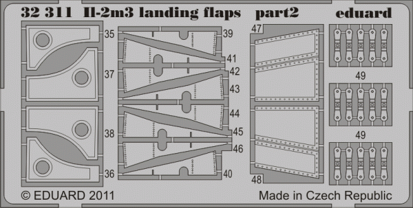 Eduard 32311 Il-2m3 landing flaps HOBBY BOSS (1:32)