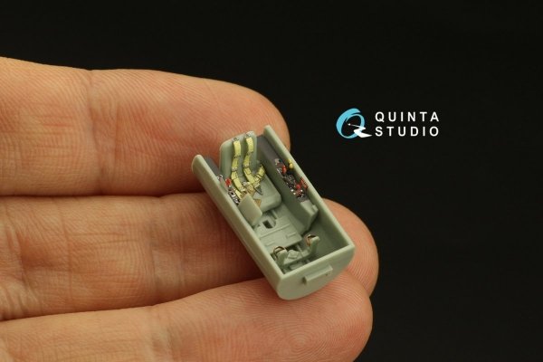 Quinta Studio QD72047 Me-262A 3D-Printed &amp; coloured Interior on decal paper (Academy) 1/72