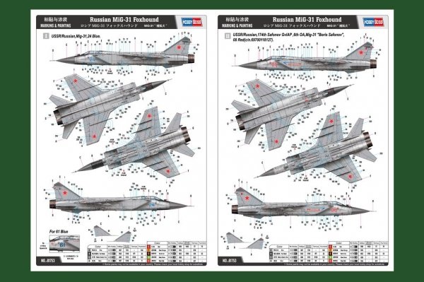 Hobby Boss 81753 Russian MiG-31 Foxhound 1/48