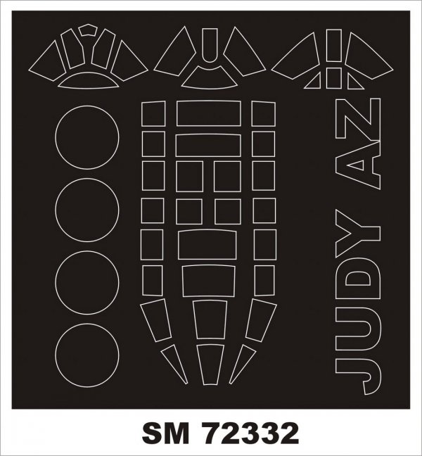 Montex SM72332 D4Y5 JUDY AZ-MODEL 1/72