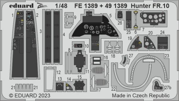 Eduard 491389 Hunter FR.10 Airfix 1/48