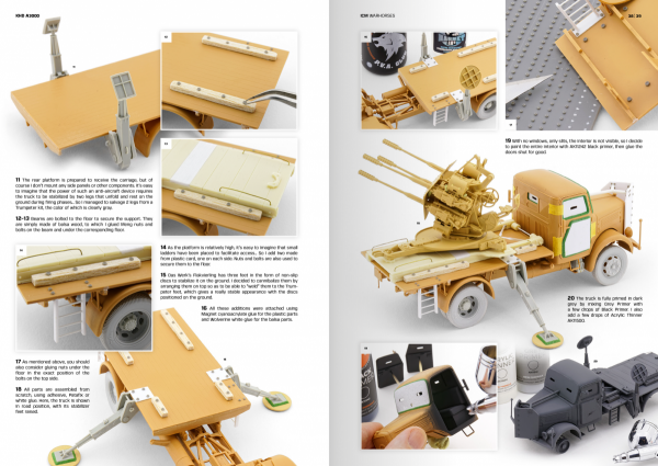 AK Interactive AK130011 ICM – HOW TO PAINT &amp; WEATHER WW2 TRUCKS WARHORSES - English