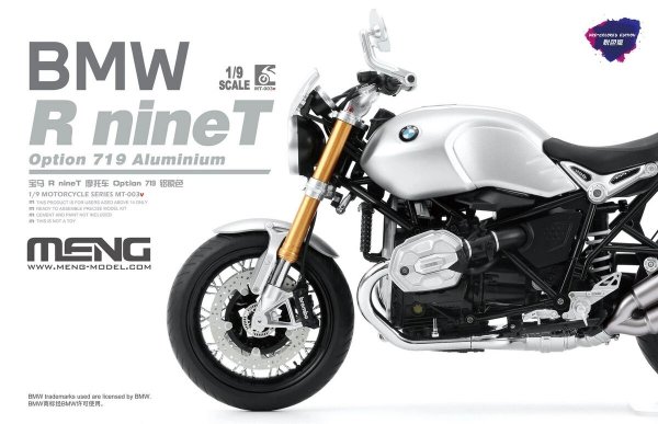 Meng Model MT-003v BMW R nineT Option 719 Aluminium Pre-Colored Edition 1/9