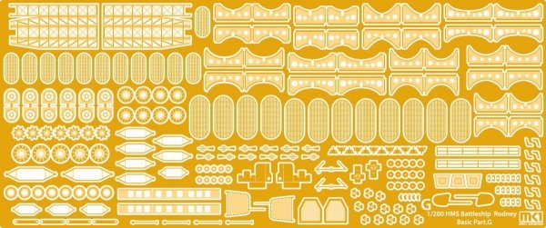 MK1 Design MD-20014 HMS Rodney Value Pack 1/200