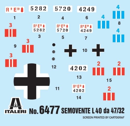 Italeri 6477 Semovente L40 da 47/32 1/35
