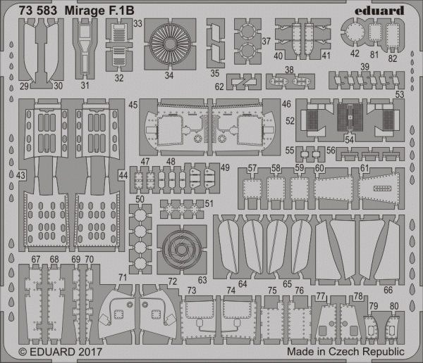 Eduard 73583 Mirage F.1B SPECIAL HOBBY 1/72