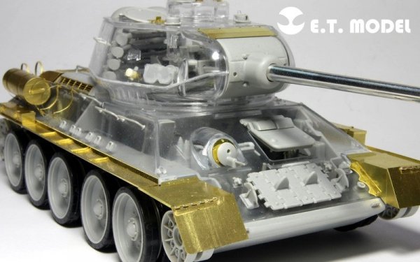 E.T. Model E35-021 WWII Soviet T-34/85 Fender (For AFV CLUB 35S56) (1:35)