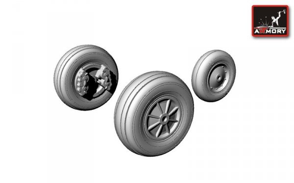 Armory Models AW48301 T-28 Trojan wheels 1/48