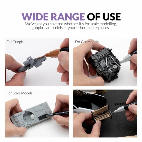 Gaahleri GM-SET Metallic Series Marker Set (10 pcs)